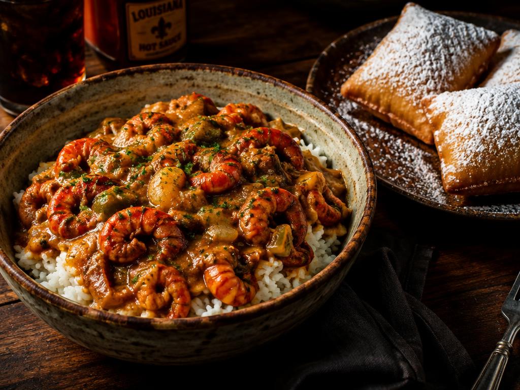 Cajun-Gericht mit Flusskrebsen und Reis – Cajun-Küche in Lüdinghausen